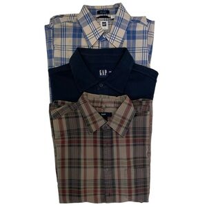 GAP Short-sleeve Button-down Shirts (3)